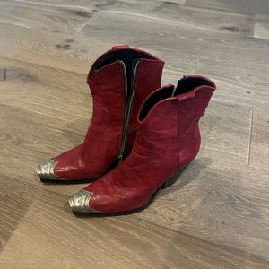 NWT Free People Brayden Western Boot size 38 1/2